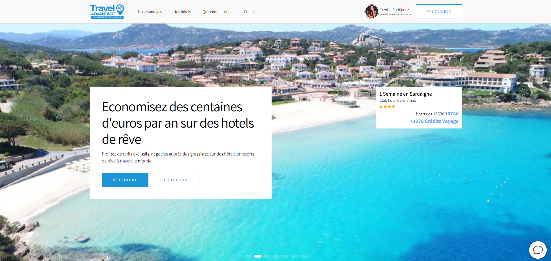 Aperçu du projet Travel Advantage Today